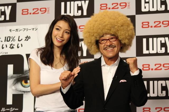 木下優樹菜もぼう然！「ルーシー」を見て“グーシー”になった具志堅用高