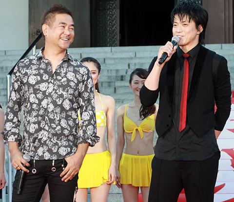 小栗旬「ルパン三世」のヒット願い大放水 北村龍平監督は下ネタでツッコミ