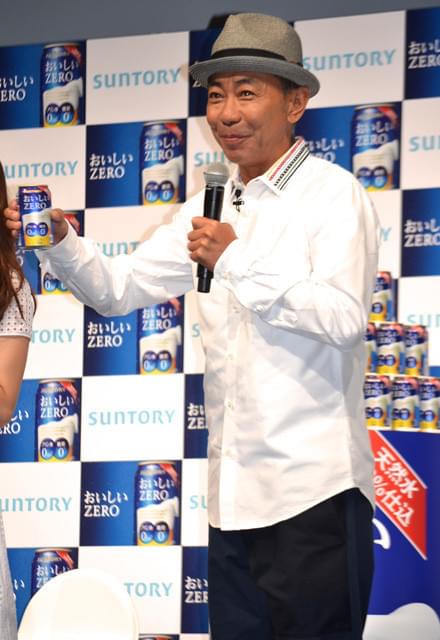 木梨憲武「おいしいZERO」CMで振分親方と共演「もう“ふりかけ”親方じゃない！」
