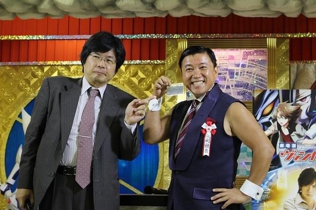 スギちゃん、ブシロード1日副社長就任 「ワイルドな経営方針」に社員から喝さい