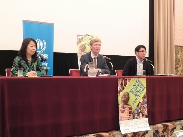 「第9回UNHCR難民映画祭」会見の模様