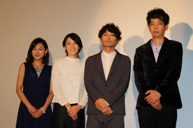 須藤理彩、思わず涙！ 主演作「小川町セレナーデ」初日舞台挨拶で