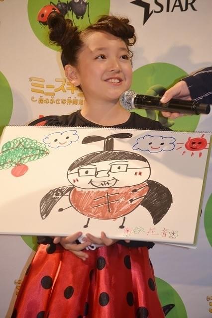 「キャイ～ン」ウド鈴木＆天野ひろゆき、小林星蘭ちゃんと谷花音ちゃんからの似顔絵に大喜び