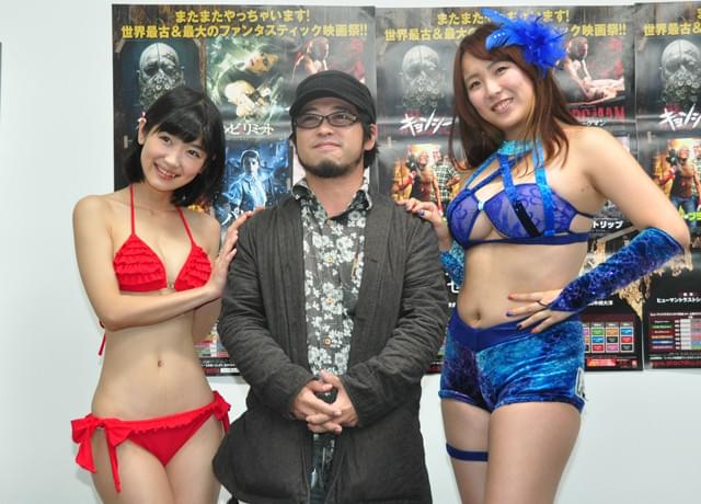 木嶋のりこ＆愛星ゆうなが水着姿で登壇 清水崇監督は妻の反応に戦々恐々