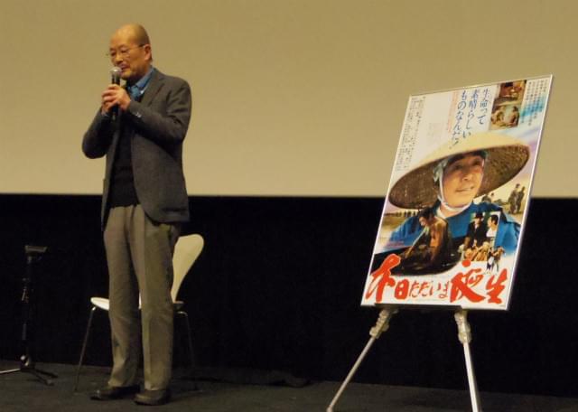 トークショーに立った降旗康男監督