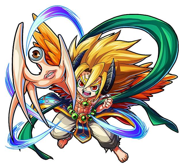 人気ゲーム「モンスト」に登場する ストライクJr.とミギー