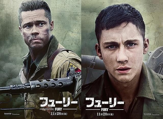 ブラピ×L・ラーマン「フューリー」師弟コンビのキャラビジュアル公開