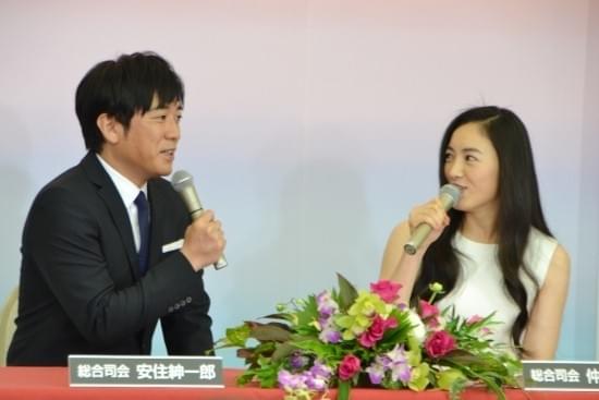 「レコ大」へ安住＆仲間2ショット会見「気持ちは田中哲司さん…」