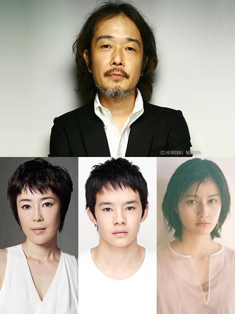 盲目の貝類学者に扮するリリー・フランキーと共演の （下段左から）寺島しのぶ、池松壮亮、橋本愛