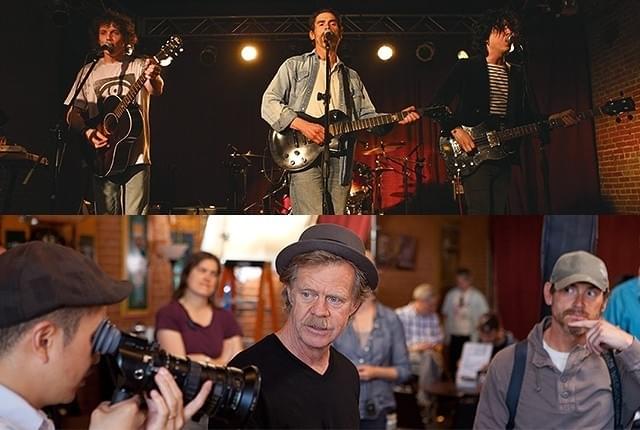 (上)「君が生きた証」の一場面(下)撮影現場でのメイシー