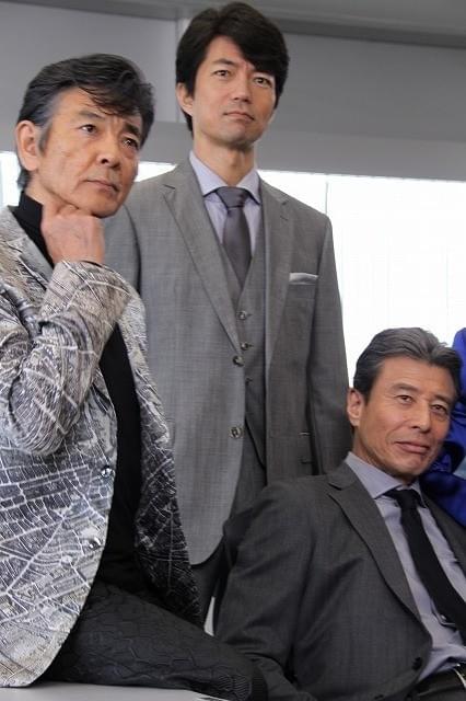 「あぶ刑事」撮影快調！舘ひろし×柴田恭兵×浅野温子×仲村トオルが“港署”で爆笑会見