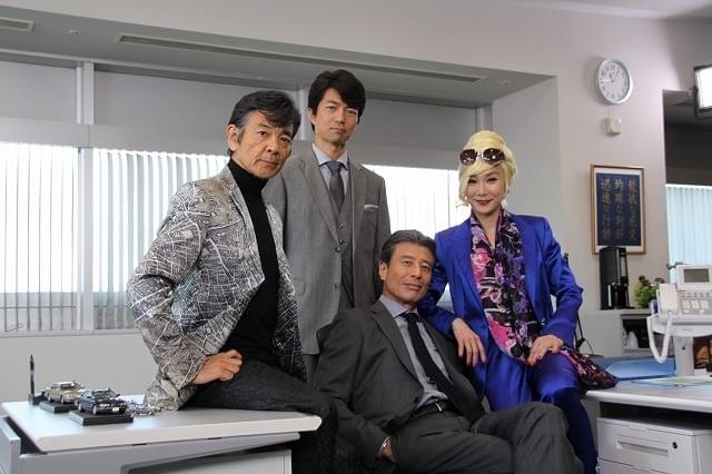 「あぶ刑事」撮影快調！舘ひろし×柴田恭兵×浅野温子×仲村トオルが“港署”で爆笑会見