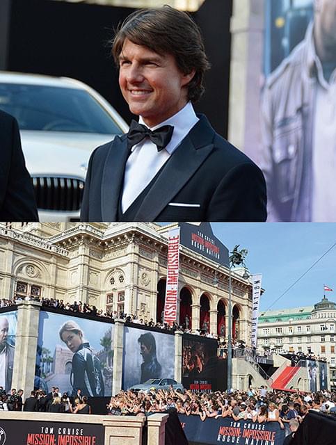 トム・クルーズにウィーンが熱狂！「ミッション：インポッシブル」最新作がオペラ座で世界初披露