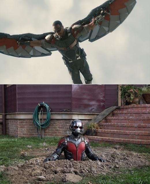 アントマンVSファルコン、勝つのはどっち？