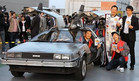 現役引退の中日・山本昌、初芸能イベントでデロリアン乗車「素晴らしい体験」