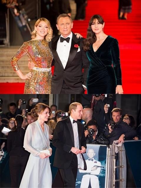 「007」英国プレミアにダニエル・クレイグ×ウィリアム王子×キャサリン妃登場！