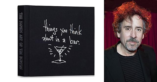 奇才ティム・バートンの“ナプキンアート”を凝縮した画集が発売