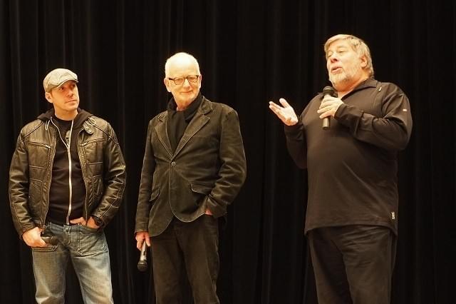 イベントに登壇したレイ・パーク(左)、 イアン・マクダーミド(中央)、スティーブ・ウォズニアック氏(右)