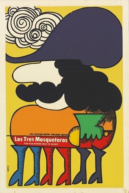 「三銃士」（1973年／アメリカ＝イギリス／リチャード・レスター監督） ポスター：エドゥアルド・ムニョス・バッチ（1976年）