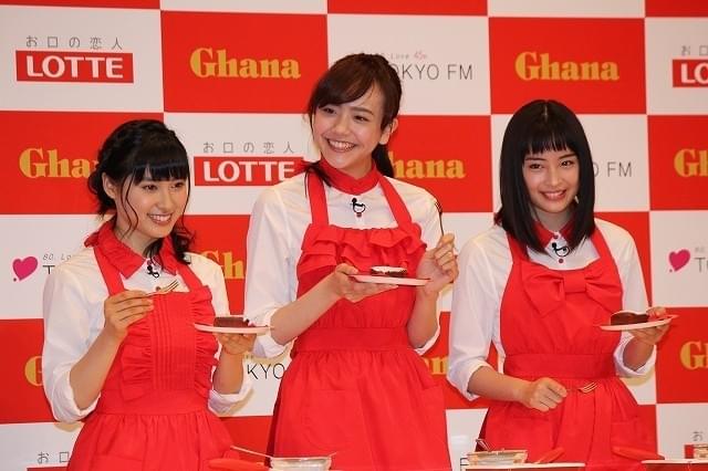 土屋太鳳＆松井愛莉＆広瀬すず、バレンタインデーの予定は仕事
