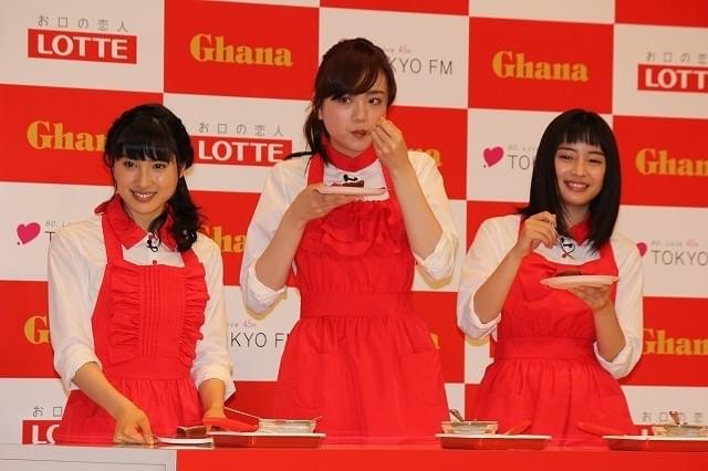 土屋太鳳＆松井愛莉＆広瀬すず、バレンタインデーの予定は仕事
