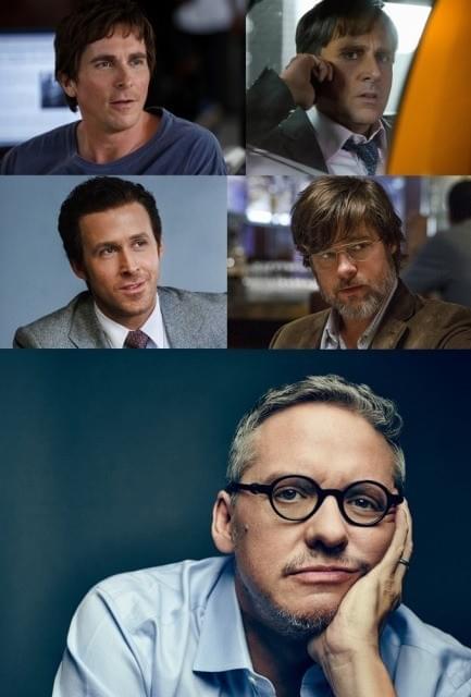 主にコメディ映画で手腕を発揮してきた アダム・マッケイ監督(写真下)