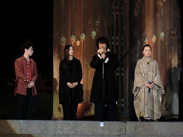 河瀬直美監督が斎藤工、中村優子、村上虹郎出演の短編作品を東大寺でお披露目！