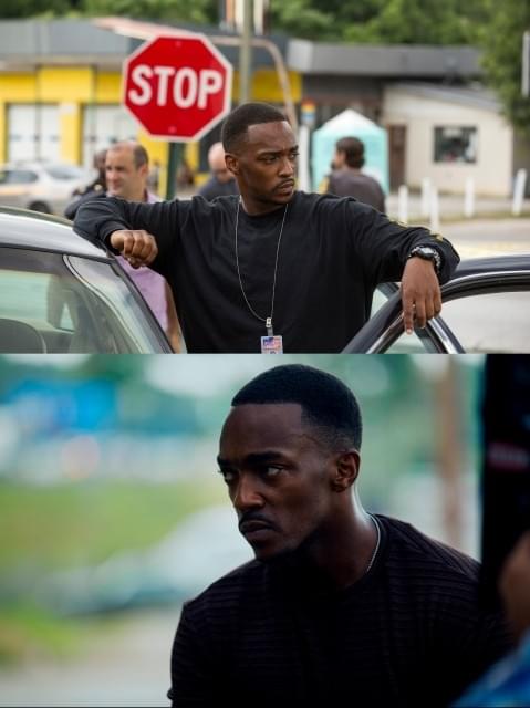 悪徳警官を演じたアンソニー・マッキー、「トリプル9」は“あの傑作犯罪アクション”をほうふつ！