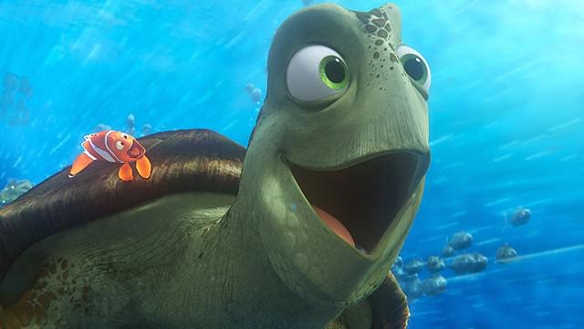 「ファインディング・ドリー」人気者のウミガメ、クラッシュの再登場シーンを収めた本編映像公開