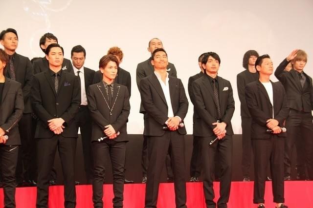 EXILE「HiGH＆LOW」男だらけ50人舞台挨拶にファン4000人熱狂