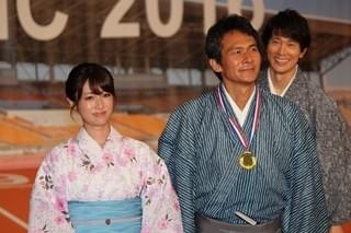 佐々木蔵之介、7メートル走で伊原剛志＆知念侑李に惨敗