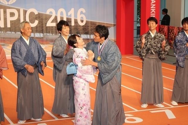 佐々木蔵之介、7メートル走で伊原剛志＆知念侑李に惨敗