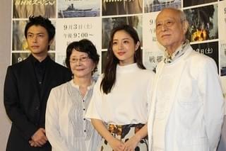 石原さとみ、ドラマ「戦艦武蔵」で戦争体験の聞き手役に「泣けてきました」