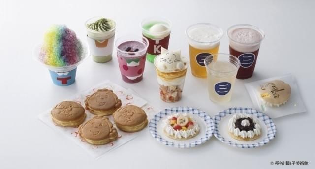 サザエの顔をした焼き菓子など 豊富なメニューがそろう