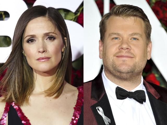 ローズ・バーンとジェームズ・コーデン