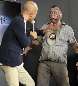 バイきんぐ小峠、ミラ・ジョボビッチのアクション絶賛「内村航平さんと同じ飛び方」