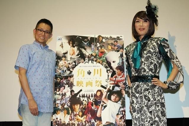 映画ライターのよしひろまさみち氏と女装パフォーマーのブルボンヌ