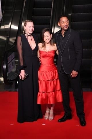 「スーサイド・スクワッド」ウィル・スミス、マーゴット・ロビー、福原かれん来日に4000人熱狂！