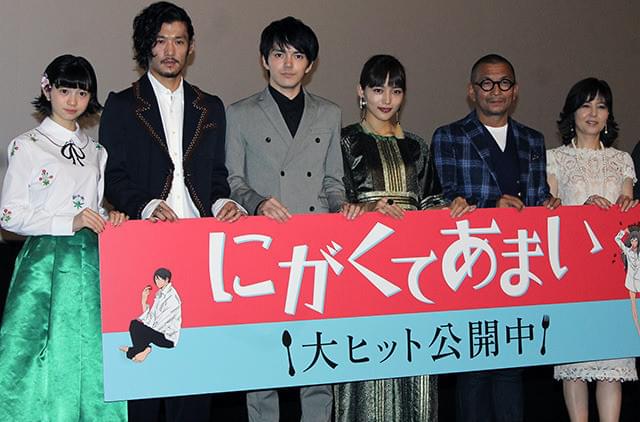 舞台挨拶に立った川口春奈、林遣都、 草野翔吾監督ら