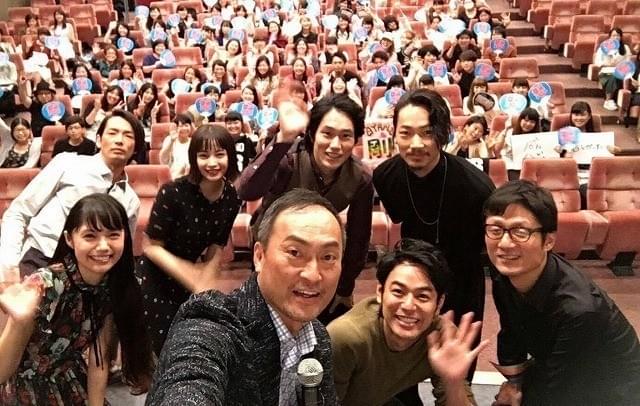 自撮り棒でパチリ