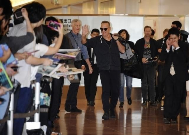 「ハドソン川の奇跡」トム・ハンクス＆アーロン・エッカート、羽田空港に“着陸”！