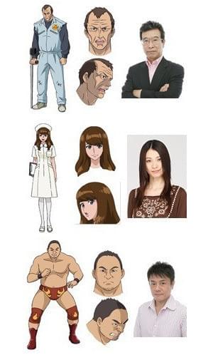 高岡拳太郎役=田中亮一/ 山科ルリコ役=千葉千恵巳/ 藤井大助役=草尾毅