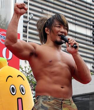 前野朋哉、棚橋弘至に裸勝負挑むも完敗 海老蔵の「パンツも脱げ」指令は断固拒否