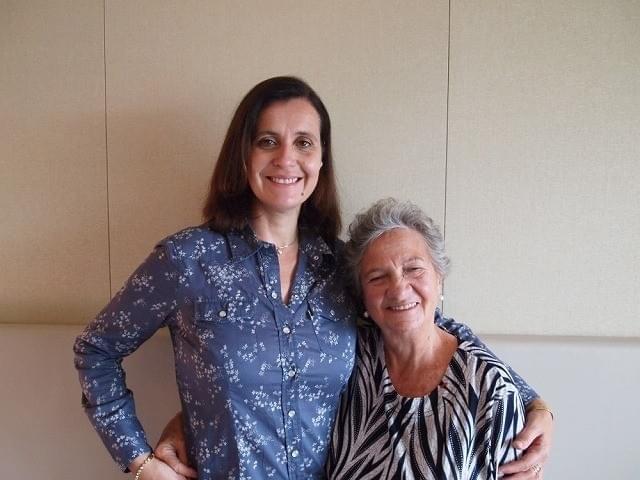 パスカル・プザドゥー監督とマルト・ビラロンガ