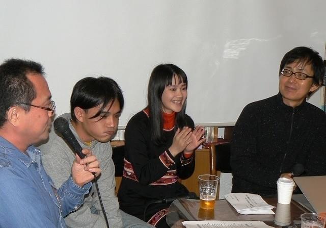 第10回田辺・弁慶映画祭プレイベントで飯塚俊光監督の詩を小川あんが朗読