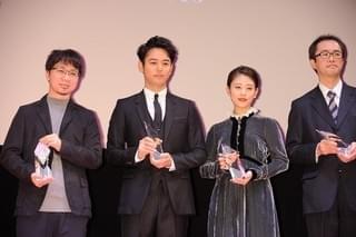 ARIGATO賞授与式にゴジラ降臨！妻夫木聡＆高畑充希＆新海誠監督が受賞に歓喜