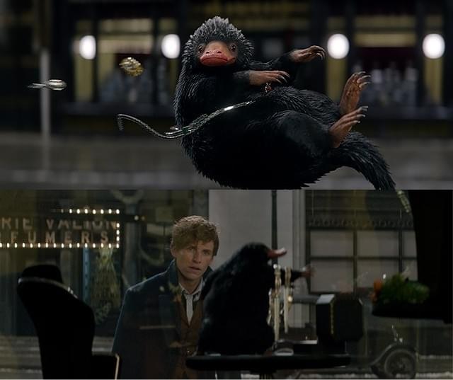 多種多様な魔法動物がスクリーンを駆けめぐる