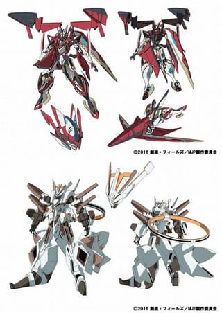 「マジェスティックプリンス」劇場版の新メカ2体、レッドファイブプラス&ホワイトゼロ公開