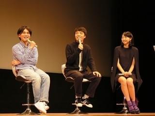 「ポエトリーエンジェル」記念上映、岡山天音と武田玲奈らが撮影秘話を語る