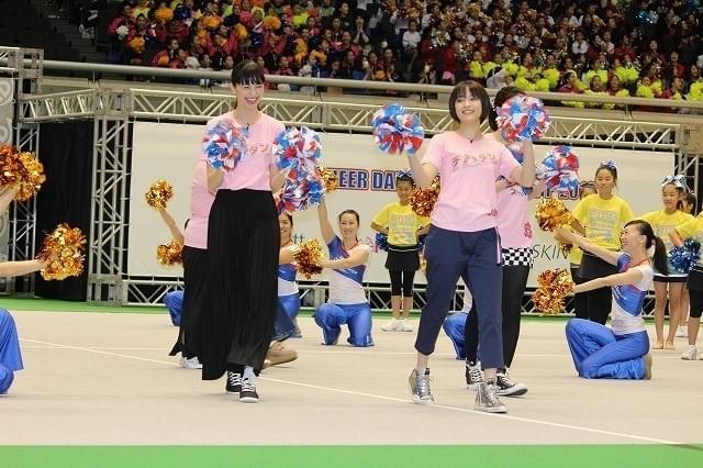 広瀬すず・中条あやみら「チア☆ダン」キャスト、全日本チア選手権に飛び入り参加！